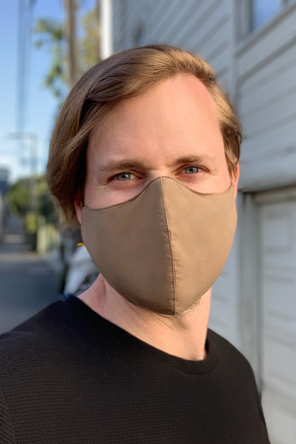 Extra Large Face Mask With Filter Cotton Facemask With Nose Etsy