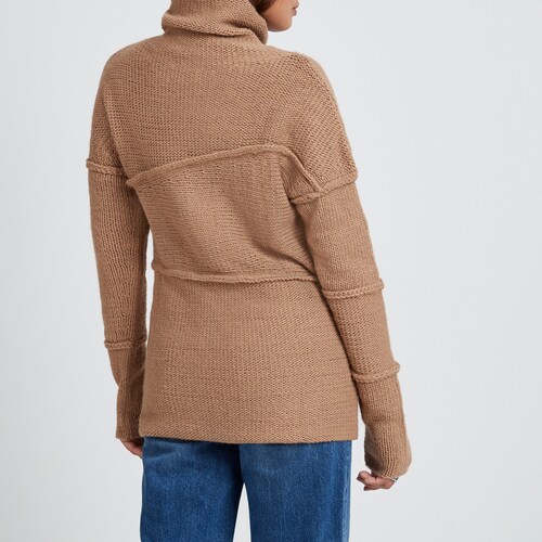 Loose Knit Sweater, Oversized Wool Sweater, Long Sleeve Turtleneck Top, Chunky Knit Top, Winter Sweater, shops Emily Sweater, Marcella- MB0790