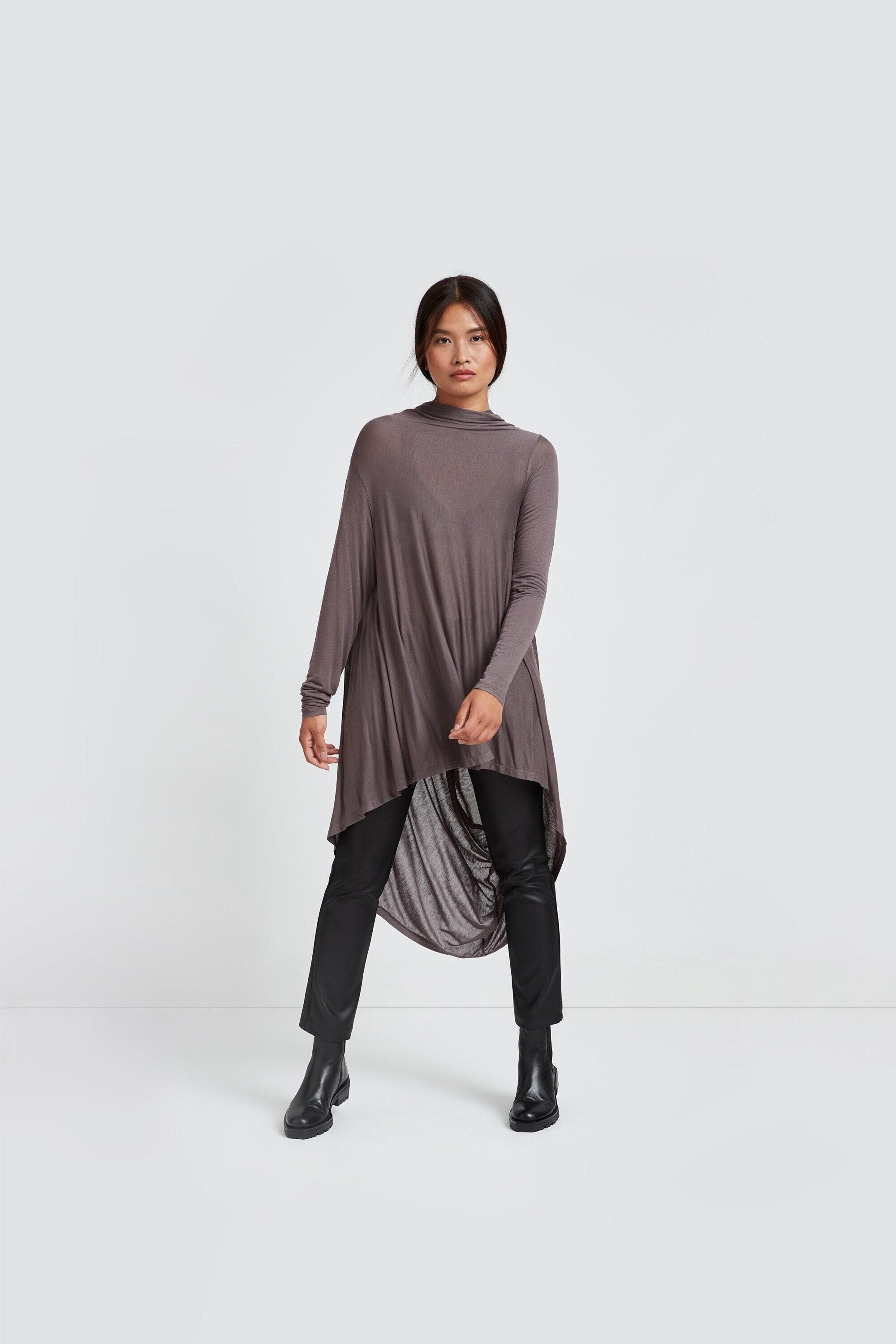 Verdusa Women's Sheer Mesh Button Down Shirt Tunic Top Loose