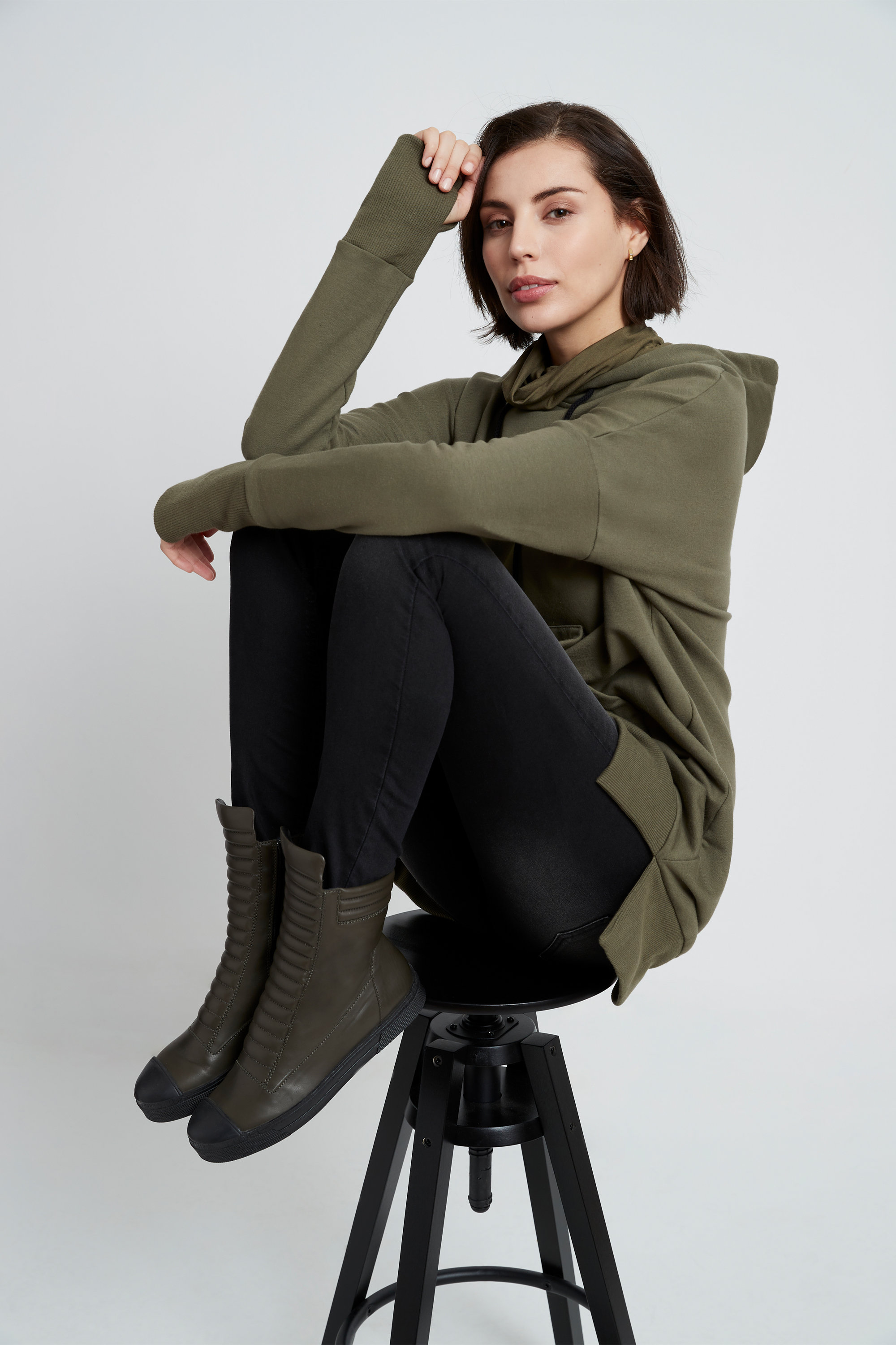 Ribbed Sneaker Boots Side Zip Leather Booties Zip Ankle - Etsy