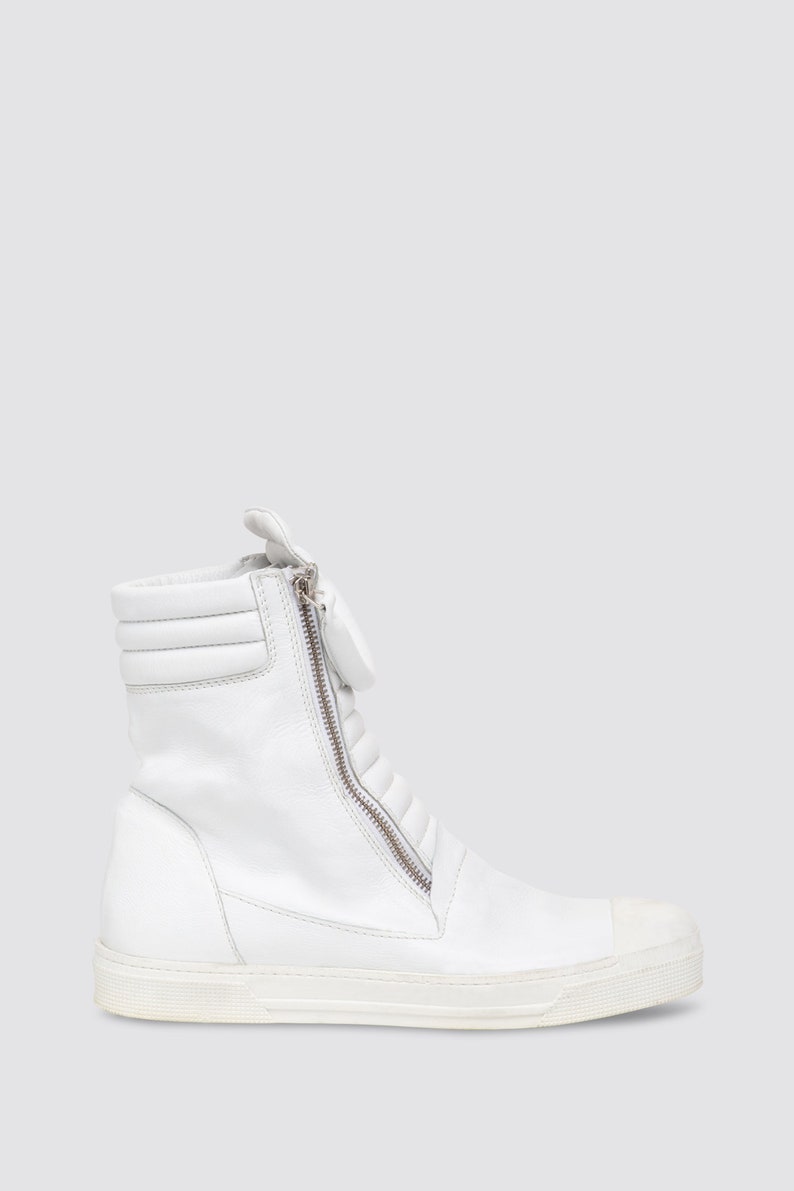 Leather Sneaker Boots Platform Boots Winter Boots Ankle Etsy