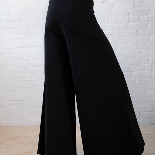 Store Black Pants, Wide-Leg Pants, Casual Pants, Trousers, Loose Pants, Elegant Pants, Georgia Pant, Marcella - MP1303