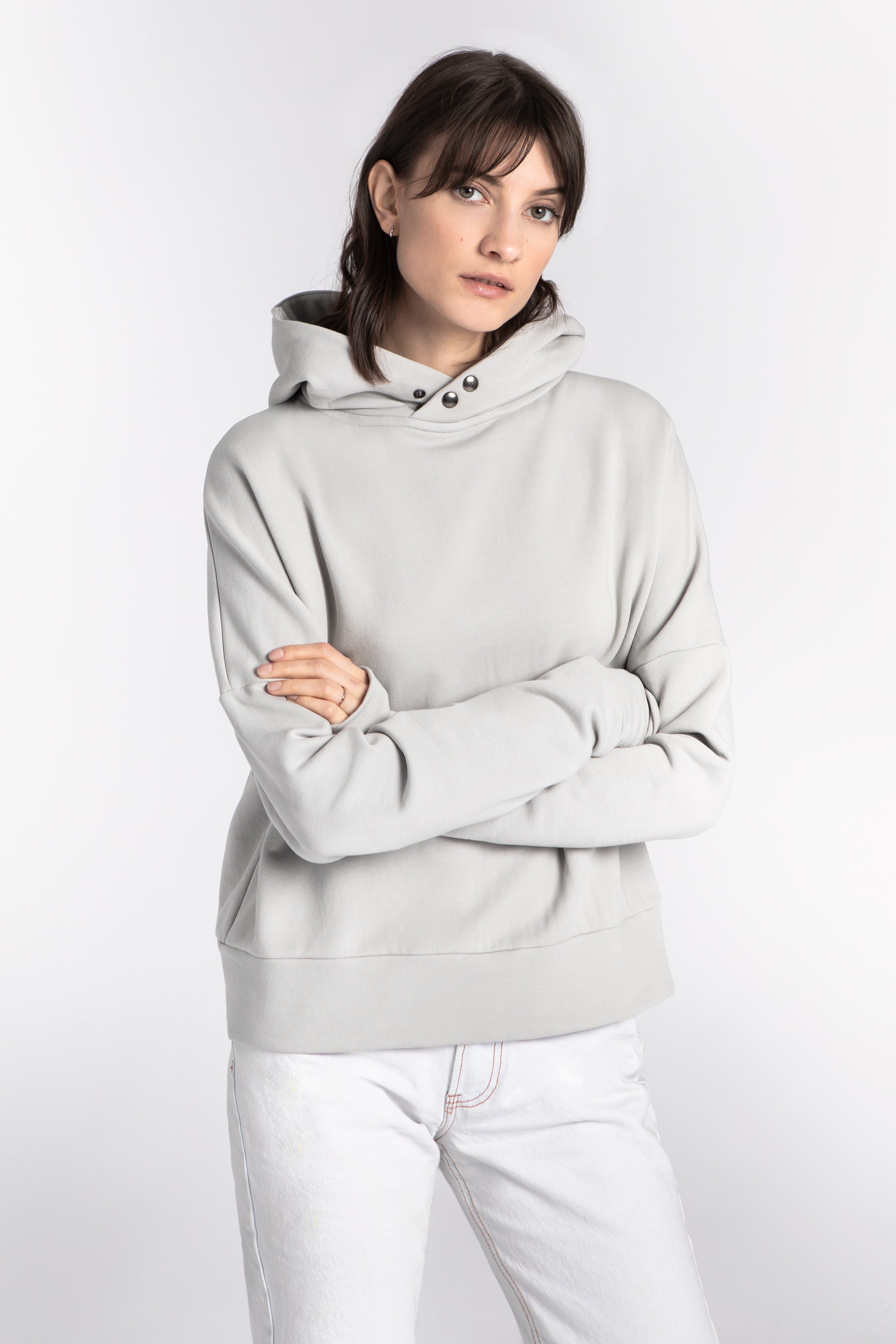 NEW Boxy Hoodie Long Sleeve Sweatshirt Boxy Sweatshirt Etsy