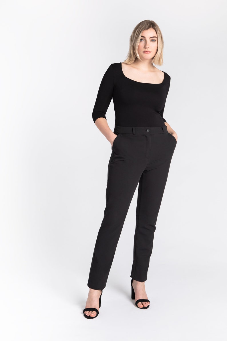 NEW Women's Dress Pants High-Waisted Trousers Formal | Etsy