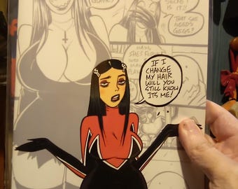 MissPrint Majesty, numéro 2 de Boo Rudetoons, comédie d'action en bande dessinée