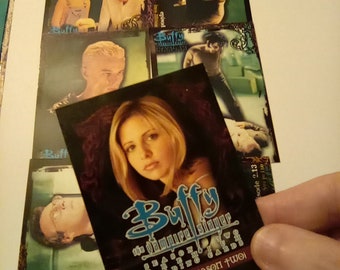 Buffy the Vampire Slayer Trading Cards season 2 vintage classic collectibles gifts spike willow Giles Xander angel