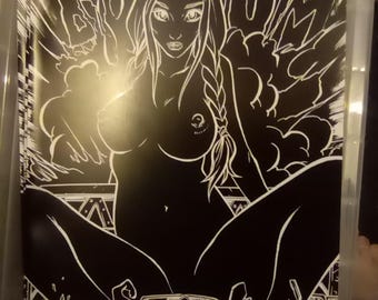 Missprint Black Boomerang Strikes Back numéro 1 article de bande dessinée rare boo rudetoons