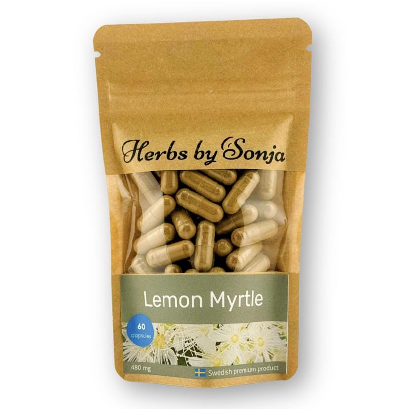 Lemon Myrtle Leaf Extract Capsules: Vegan Herbal Supplement - Etsy