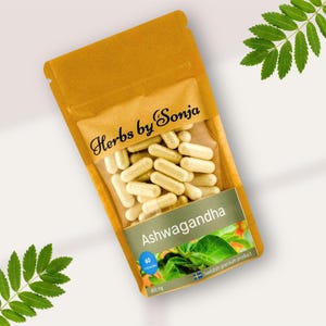 Kapsułki z ashwagandhą 400 mg | Standaryzowany ekstrakt z witanolidów | Wegańskie | 60 kapsułek | Withania somnifera | Wyprodukowano w Szwecji zdjęcie 2