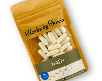 NMN Capsules 530mg | Nicotinamide Mononucleotide | Vegan | 30 Capsules | NAD+ Booster | Made in Sweden