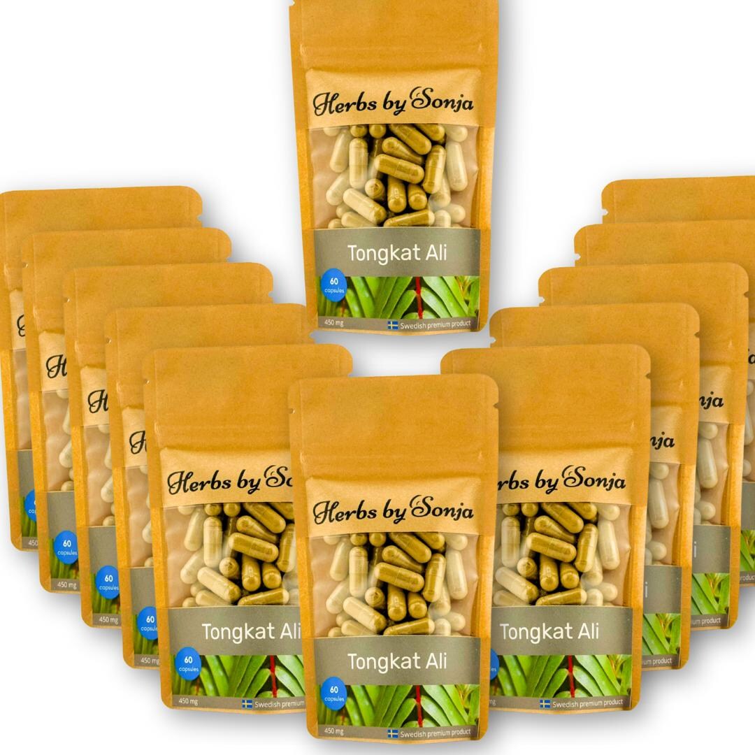 12-pack Tongkat Ali 450 Mg Capsules Highly Concentrated 200:1 Ratio ...