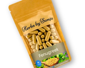 Fenugreek Capsules | 10:1 Herbal Extract, Vegan, Made in Sweden