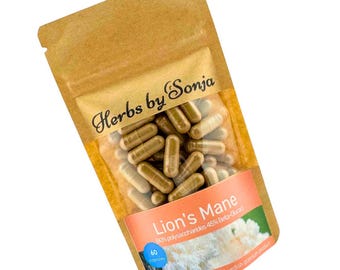 Cápsulas de Cogumelo Juba de Leão 500 mg | Suporte para Foco e Memória