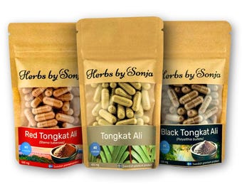 Tongkat Ali 450 mg capsules. Highly concentrated 200:1 ratio extract. No fillers, vegan capsules and eco-friendly.