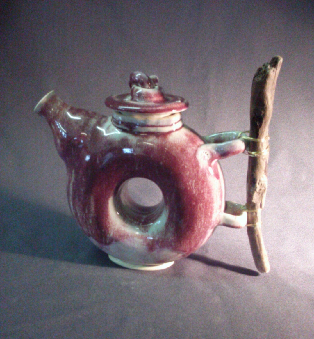Handmade Ceramic Teapot Ceramic Donut Teapot Stoneware Etsy