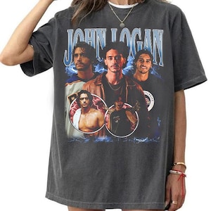 Camiseta retro de los 90 de John Logan de la Universidad Briar, camiseta de hockey, romance y estilo intelectual, camiseta inspirada en la película Off Campus, camiseta pirata de John Logan de los 90.