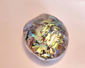 Beautiful Abalone Pendant. 1 x 1 1/2 inch