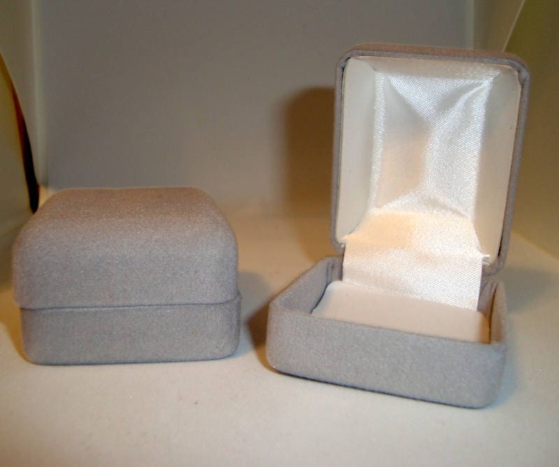 Two Jewelry Boxes for Rings Pendants Chain Necklaces light Etsy