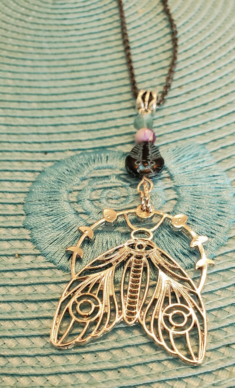 Necklace with Butterfly image 6