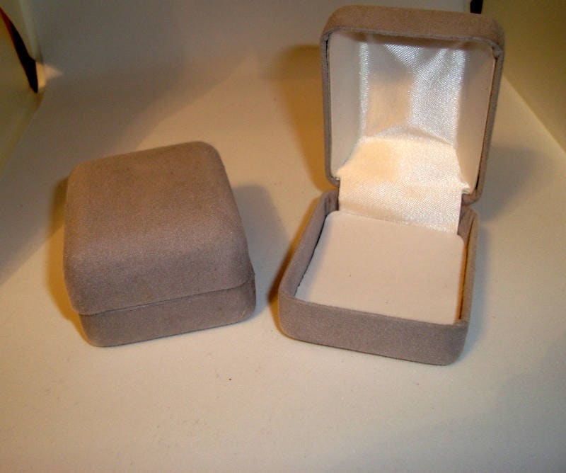 Two Jewelry Boxes for Rings Pendants Chain Necklaces Light Etsy