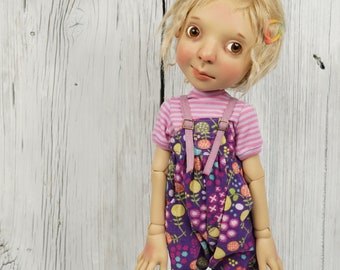 MADE To ORDER Overalls Purple Cordury For Dolls Like BIG Stella By Connie Lowe