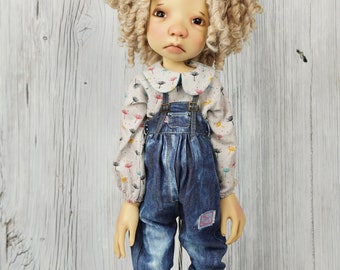 MADE To ORDER Overalls Denim Jeans For Dolls Like BIG Stella By Connie Lowe