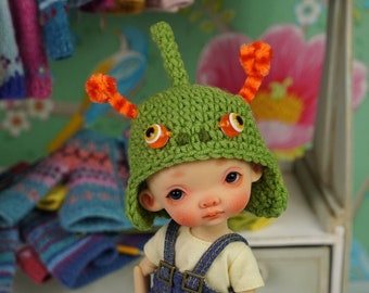 Hat Alien Ufo For Irrealdoll Engendritos Lati Yellow Nikki Britt Pukifee Crochet Green