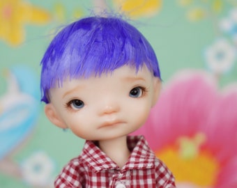 Feathers Wig For Doll Irrealdoll Purple