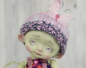 Sweet Knitting Hat For Doll Like Fable By Nikki Britt