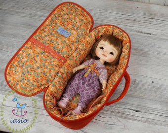 Travel Bags Sleeping Length 32cm Protective Doll Case Blythe Small Stella Nora Faylini Pepper Frankie Meadow Velvet Orange Flowers