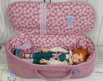 Travel Bags Sleeping Length 32cm Protective Doll Case Blythe Hminor Nora Faylini Frankie Dumping Meadow Doll 1/6 Cordury Purple Flowers