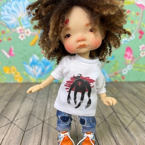 T-shirts With Artist Graphic For Dolls Like Irrealdoll Engendritos Outfit