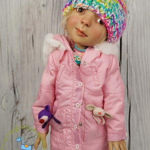 Pink Jacket For Dolls Like BIG Stella By Connie Lowe