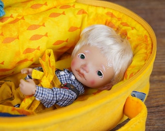Travel Bag Sleeping Protective Doll Case Irrealdoll Lati Yellow Faye By Mikanne Handmade 1/6 Bjd Yellow Fishs Velvet