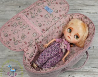 Travel Bags Sleeping Length 32cm Protective Doll Case Blythe Hminor Nora Faylini Frankie Dumping Meadow Doll 1/6 Velvet Dirty Purple Animal