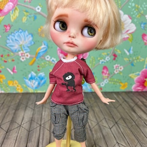 T-shirts With Artist Graphic For Dolls Like Blythe Outfit