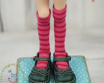 Knee Socks Stripes Sweet SMALL Stella By Connie Lowe Bjd Outfit