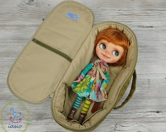 Sac de voyage Longueur de couchage 32 cm Housse de protection pour poupée Blythe Nora Faylini Pepper Frankie 1/6 Bjd Green Velvet