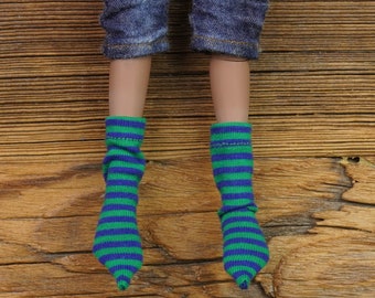 Green Sweet Knee Socks Fable Blythe Irrealdoll Doll By Ana Salvador Bjd Outfit 1/6