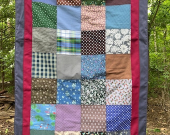Quilted Children Baby Girl Handmade Patchwork Quilt Bedroom Blanket Decoration Colorful 120cm x 80cm