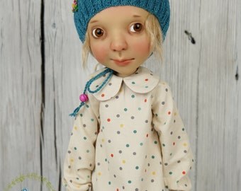 Blouse In Dots For Dolls Like BIG Stella By Connie Lowe