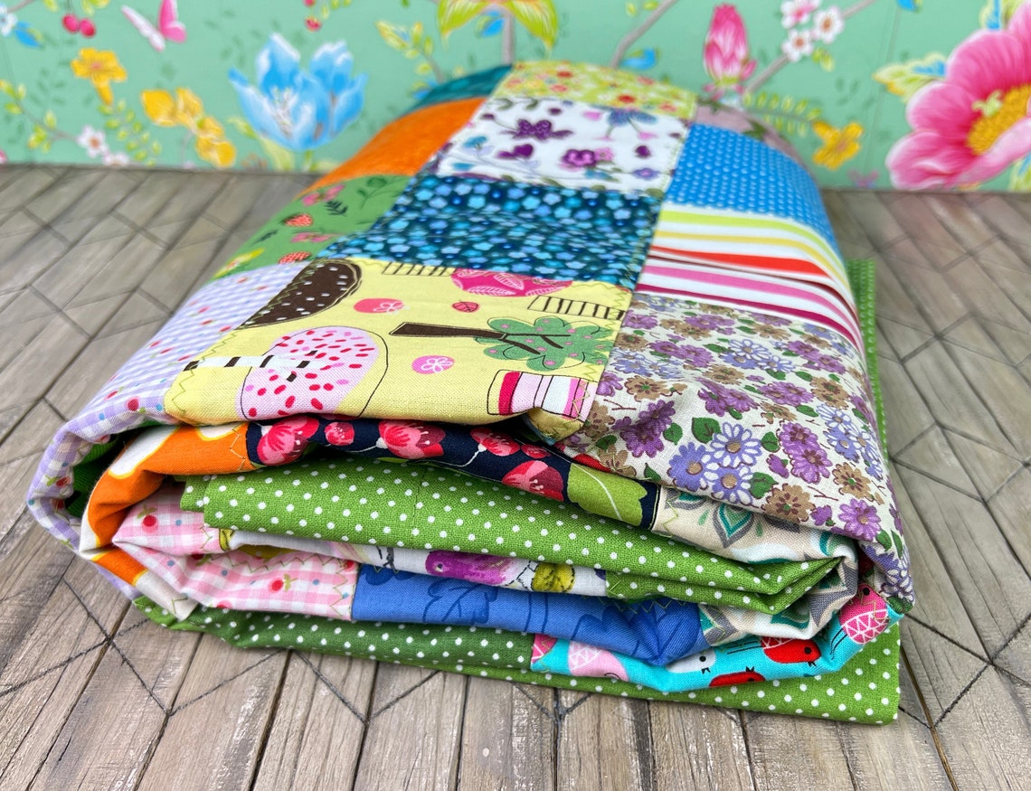 MADE TO ORDER Quilted Tablecloth Handmade Patchwork Quilt Etsy