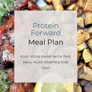 Protein Forward Meal Plan |4 Week|Recipes|Shopping List|Meal Prep Guide|Dietician Created |Healthy|18 pages