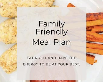 Family Friendly Meal Plan | 4 Weeks | Clean Eating |Healthy Recipes| Dietician Created | Fast and Delicious