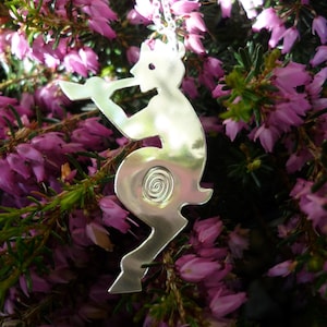 Pan Faun Pendant Greek Gods, nature lover, tree spirit Celtic SquareHare silver God jewellery vegan, magic myth art