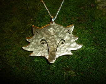 Fox Head Pendant Necklace Jewellery, SquareHare, vegan UK, Hunt Sabs, animal rights, vixen love, summer, wild wedding
