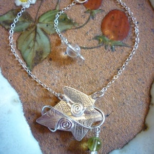 Ivy Dew Drop Bracelet Sterling Silver, SquareHare, Druid, Celtic, Countryside, garden, Witchcraft, Jewellery UK Vegan,