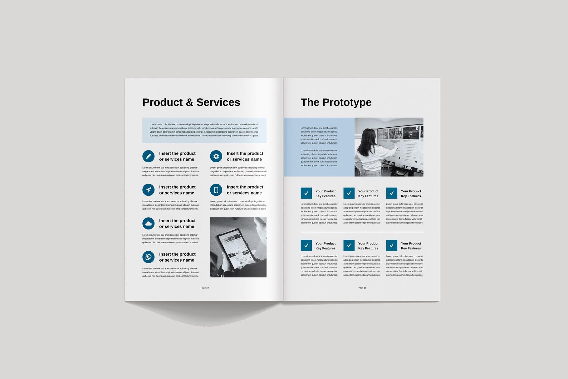 Material Research Template Indesign Business White Paper Template | Microsoft Word | Adobe Indesign ...
