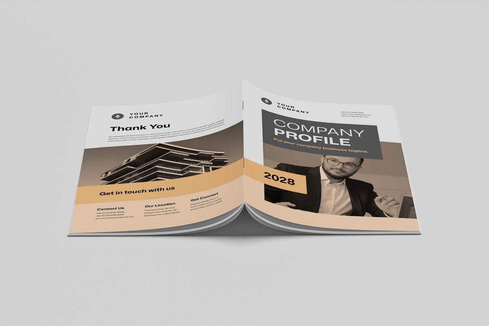 Company Profile Template | Microsoft Word | Adobe Indesign | Company ...