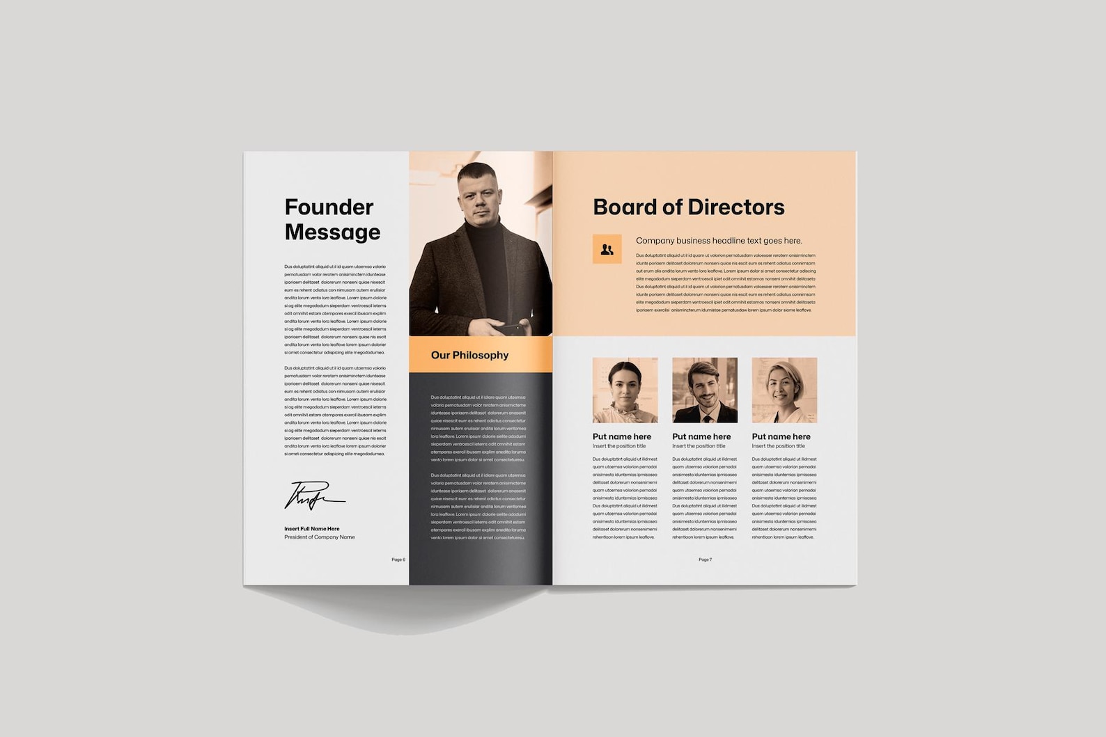 Company Profile Template | Microsoft Word | Adobe Indesign | Company ...